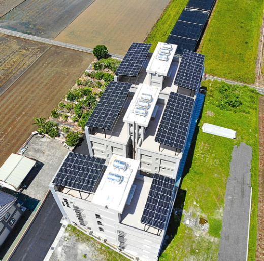 佳筑建設新建物太陽能案例